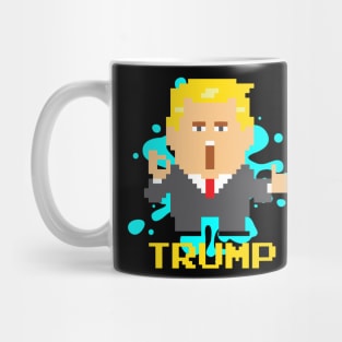 President Trump Pixel Character Mug